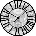 Consalnet Épület az óra mögött vlies poszter, fotótapéta 10690VEZ1 /208x208 cm/ (10690-VEZ1)