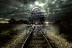 Dimex Vlies Fotótapéta - Ghost train - 375x250 cm (MS-5-2907)