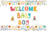 Dimex Vlies Fotótapéta - Boy Arrival Card - 375x250 cm (MS-5-1470)