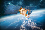 Dimex Vlies Fotótapéta - Satellite orbiting Earth - 375x250 cm (MS-5-2254)