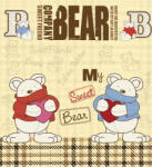 Dimex TEDDY BEAR fotótapéta, poszter, vlies alapanyag, 225x250 cm (MS-3-0348)