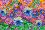 Dimex Vlies Fotótapéta - Flower textile - 375x250 cm (MS-5-1390)