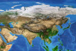 Dimex Vlies Fotótapéta - Satellite Map - 375x250 cm (MS-5-1548)