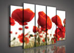 Consalnet Vászonkép, 5 darabos Pipacsok 150x100 cm méretben (C5-918S12)