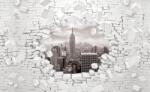 Consalnet Kilátás New York-ra poszter, fotótapéta (152, 5 x 104 cm) (C1-2721VEL)