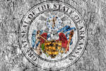 Dimex Vlies Fotótapéta - Arkansas Seal Flag - 375x250 cm (MS-5-3013)