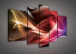 Consalnet Vászonkép, 5 darabos, Színek 170x100 cm méretben (C5-253S4A)