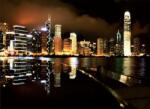 Consalnet Hongkong éjszaka poszter, fotótapéta (104 x 70, 5 cm) (C1-4-003VEM)