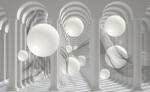 Consalnet Absztrakt 3D poszter, fotótapéta (208 x 146 cm) (C1-3048VEXL)