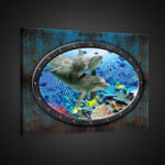 Consalnet Vászonkép, Delfinek, 60x40 cm méretben (C5-2323O4)