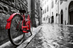 Dimex Vlies Fotótapéta - Vintage red bike - 375x250 cm (MS-5-2796)