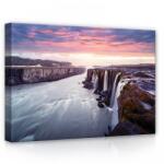 Consalnet Szakadék és vízesés, vászonkép, 70x50 cm méretben (C5-12659O7)