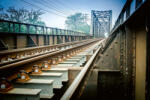 Dimex Vlies Fotótapéta - Railway on station - 375x250 cm (MS-5-2859)