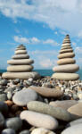 Dimex STACK OF STONES fotótapéta, poszter, vlies alapanyag, 150x250 cm (MS-2-0204)