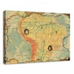 Consalnet Térkép, vászonkép, 70x50 cm méretben (C5-10945O7)