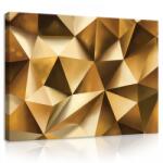 Consalnet Vászonkép, Arany Absztrakt, 100x75 cm méretben (C5-10223O1)