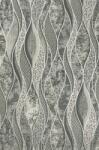 Domdeco Grafit-ezüst hullám mintás tapéta (1514-21) (1514-21)