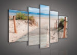 Consalnet Vászonkép, 5 darabos, Út a tengerhez 170x100 cm méretben (C5-20043S4A)