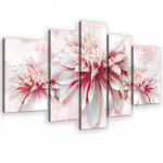 Consalnet Vászonkép, 5 darabos, Virágok 170x100 cm méretben (C5-10153S4A)