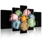 Consalnet Vászonkép, 5 darabos, Lampionvirág színesben 170x100 cm méretben (C5-11781S4A)