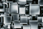 Dimex METAL CUBES fotótapéta, poszter, vlies alapanyag, 375x250 cm (MS-5-0285)