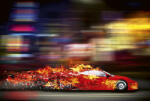 Dimex SPEEDING CAR fotótapéta, poszter, vlies alapanyag, 375x250 cm (MS-5-0309)