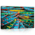 Consalnet Csónakok, vászonkép, 60x40 cm méretben (C5-12636O4)