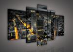 Consalnet Vászonkép, 5 darabos, Városkép 170x100 cm méretben (C5-186S4A)