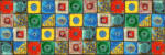 Dimex LISBOA TILES öntapadós konyhai poszter, 180x60 cm (KI-180-107)