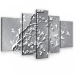 Consalnet Vászonkép, 5 darabos, Fa 170x100 cm méretben (C5-10231S4A)