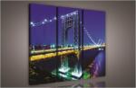 Consalnet Híd, 3 darabos vászonkép, 90x80 cm méretben (C5-609S6)