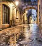 Dimex ANCIENT STREET IN BARCELONA fotótapéta, poszter, vlies alapanyag, 225x250 cm (MS-3-0048)