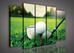 Consalnet Vászonkép, 5 darabos Golf 150x100 cm méretben (C5-20119S12)