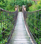 Dimex FOOTBRIDGE fotótapéta, poszter, vlies alapanyag, 225x250 cm (MS-3-0084)