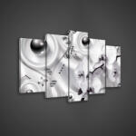 Consalnet Vászonkép 5 darabos, Orchidea 100x60 cm méretben (C5-2404S17)