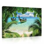 Consalnet Hajók a tengeren, vászonkép, 70x50 cm méretben (C5-20462O7)