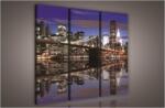 Consalnet Brooklyn Bridge, 3 darabos vászonkép, 90x80 cm méretben (C5-996S6)