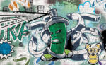 Consalnet Graffiti poszter, fotótapéta (312 x 219 cm) (C1-1396VEXXL)