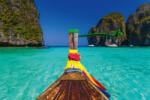 Dimex Vlies Fotótapéta - Boat in Maya bay - 375x250 cm (MS-5-3143)