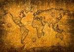 Dimex VINTAGE WORLD MAP II fotótapéta, poszter, vlies alapanyag, 375x250 cm (MS-5-1564)