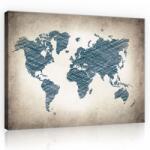 Consalnet Térkép, vászonkép, 70x50 cm méretben (C5-10010O7)