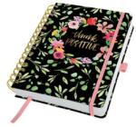 Sigel Naptár, A5, heti, dátumozatlan, kemény borító, SIGEL "Jolie", Flower Love (SIJP200) - jatekotthon