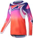 Alpinestars Tricou Motocross Alpinestars Stella Fluid Wurx pentru femei, multicolor-alb (AIM170-0282)