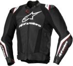 Alpinestars Geacă din piele moto Alpinestars Missile 3 Ignition negru-alb (AIM100-1053)