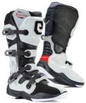 Eleveit X-Tarmac cizme de motocicletă negru și alb (EL001060260)