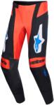 Alpinestars Pantaloni motocross Alpinestars Techstar Knif portocaliu-negru-albastru (AIM171-0297)