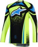 Alpinestars Tricou motocross Alpinestars Techstar Nomur albastru închis-galben fluo-albastru (AIM170-0336)