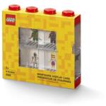 LEGO Gyűjtődoboz, minifiguráknak, 8 rekesz, LEGO, piros (40650001)