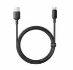 Baseus Silky USB/USB-C gyorstöltő kábel 1m 100W fekete (6932172668747)