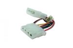 ASSMANN Cablu de alimentare intern 0, 30 m, IDE - IDE + conector cooler cu 3 pini (AK-430302-002-M)